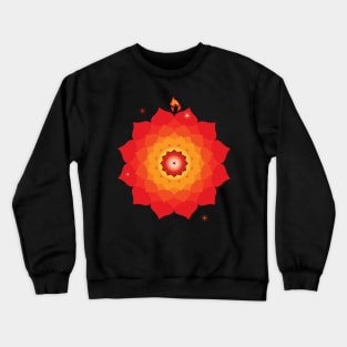 Fire Mandala Crewneck Sweatshirt